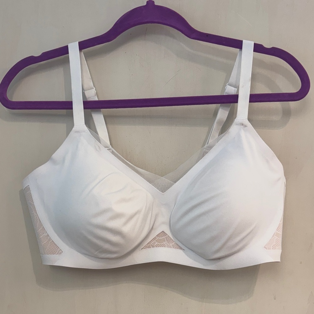 Honeylove White Wireless Bra XL